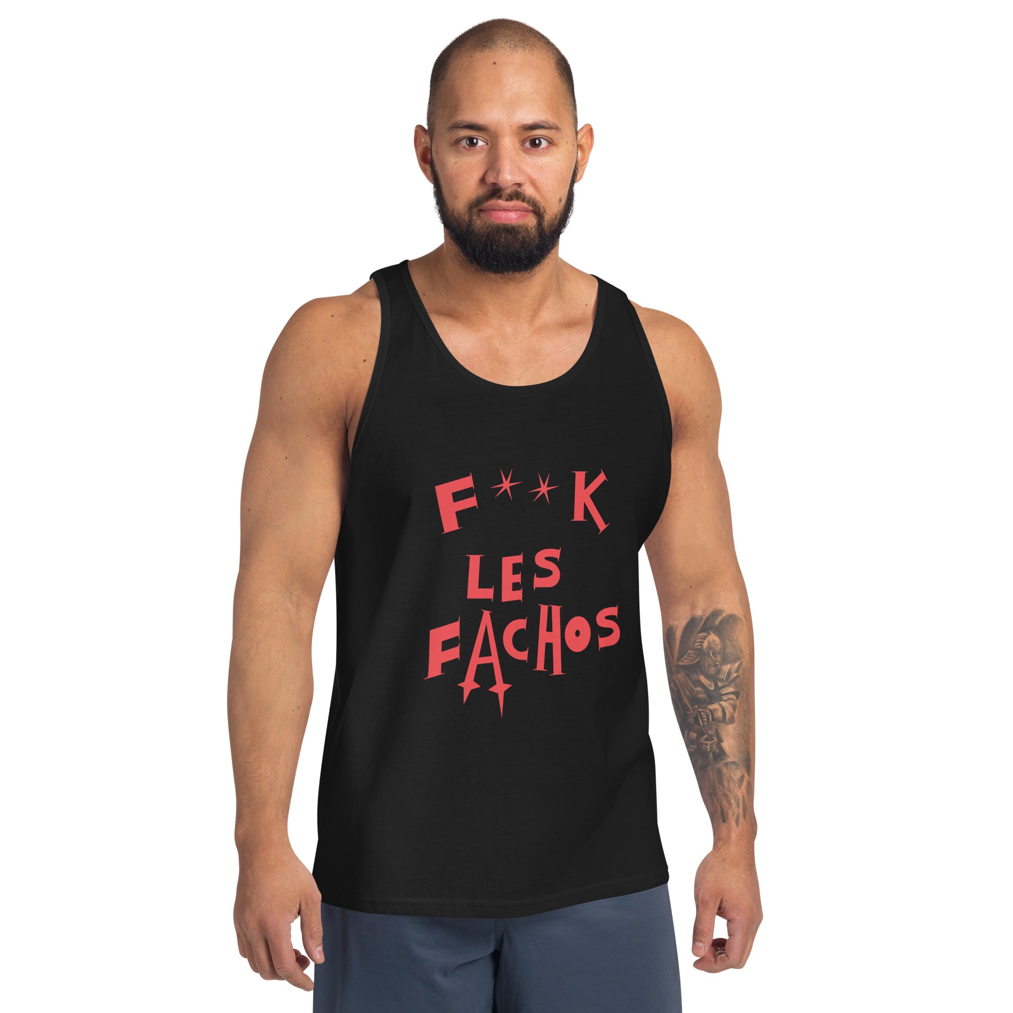 Tank Top Noir - F**k Les Fachos
