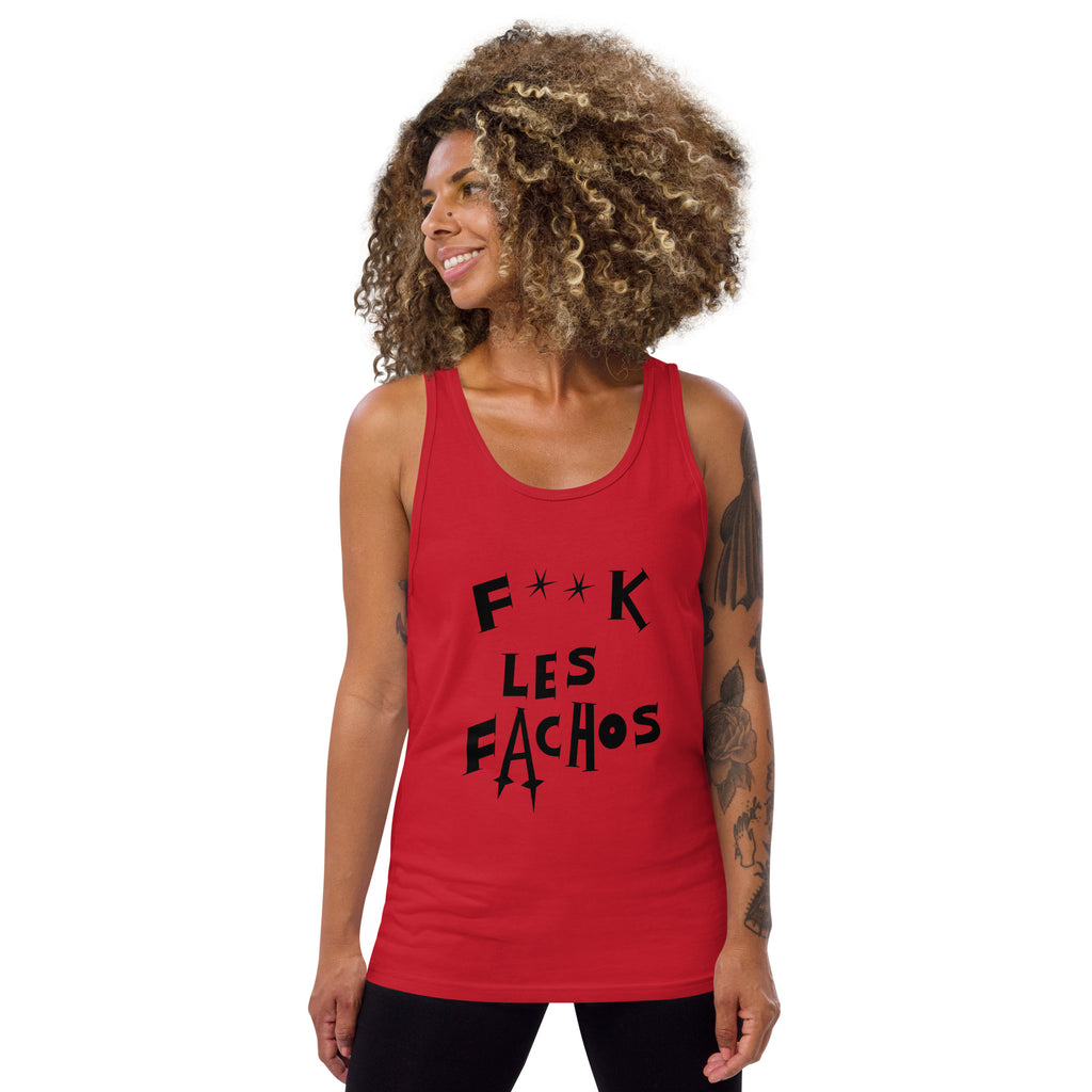 Tank Top Rouge - F**k Les Fachos