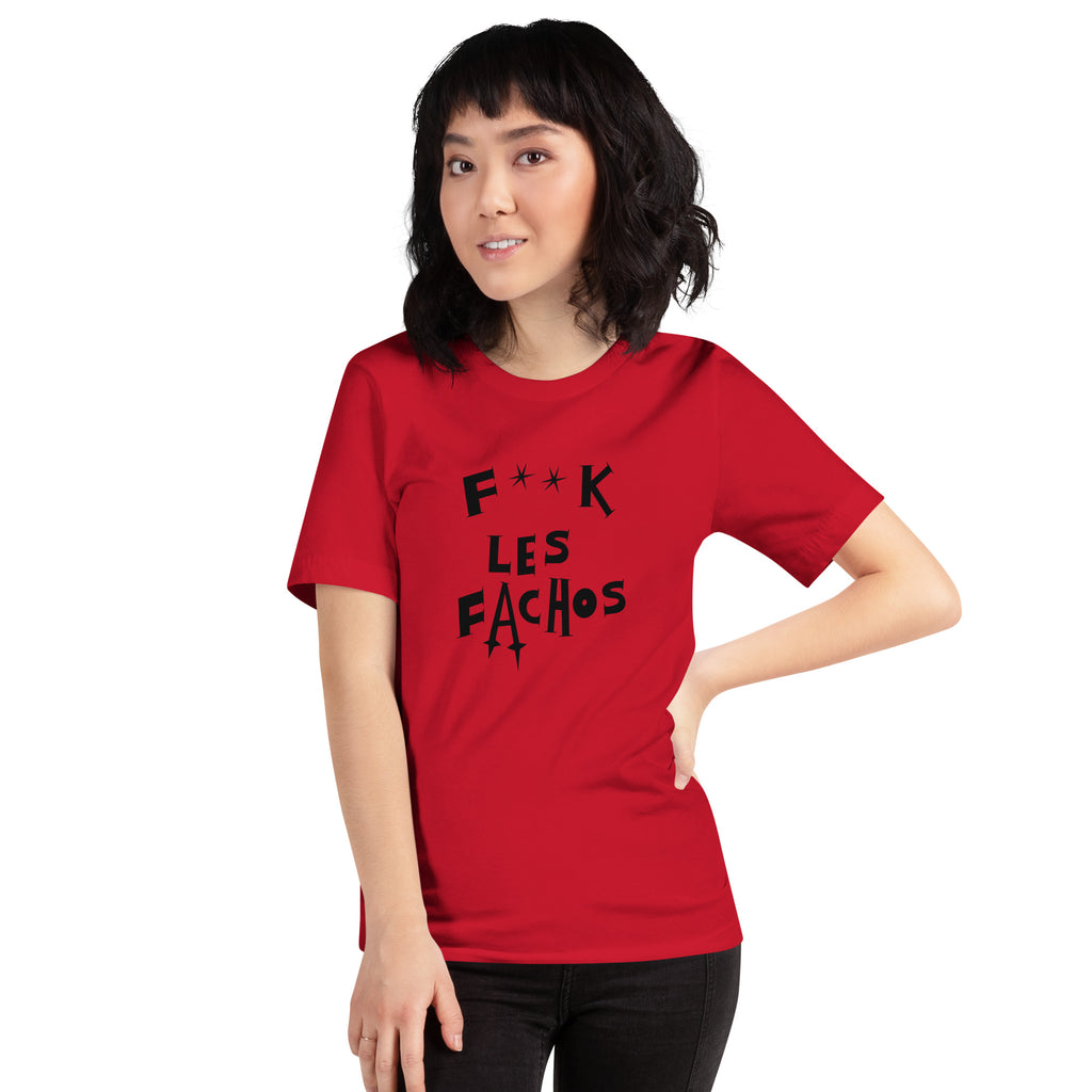T-shirt Rouge - F**k Les Fachos
