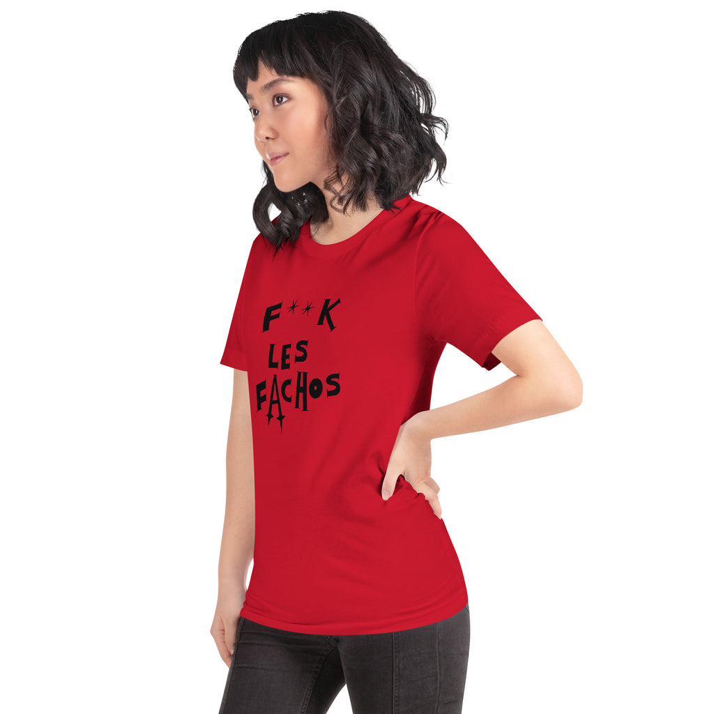 T-shirt Rouge - F**k Les Fachos