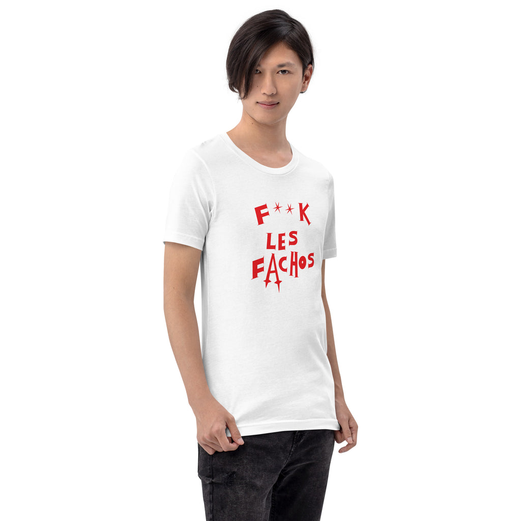 T-shirt Blanc - F**k Les Fachos